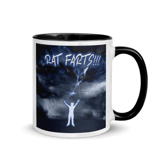 Rat Farts! Mug with Color Inside VAWDesigns