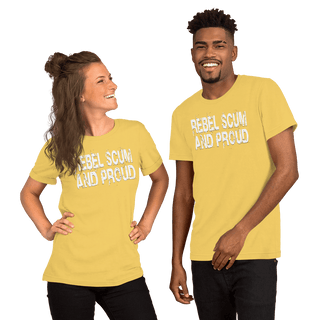Rebel Scum And Proud Unisex t-shirt VAWDesigns