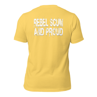 Rebel Scum and Proud Unisex t-shirt (BACK) VAWDesigns