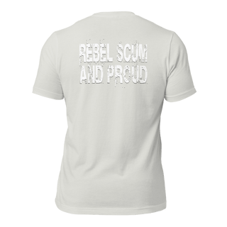 Rebel Scum and Proud Unisex t-shirt (BACK) VAWDesigns