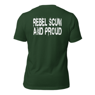 Rebel Scum and Proud Unisex t-shirt (BACK) VAWDesigns