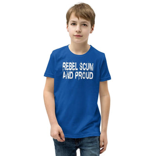 Rebel Scum and Proud Youth Short Sleeve T-Shirt VAWDesigns