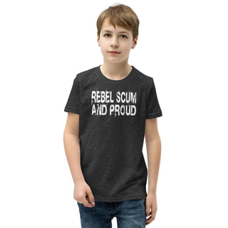 Rebel Scum and Proud Youth Short Sleeve T-Shirt VAWDesigns