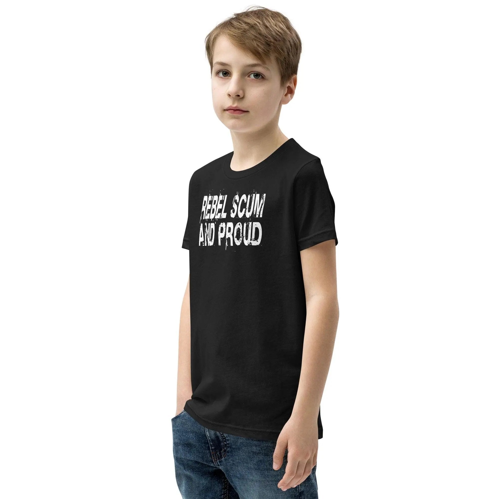 Rebel Scum and Proud Youth Short Sleeve T-Shirt VAWDesigns