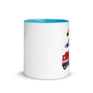 Roll Out! Mug with Color Inside VAWDesigns