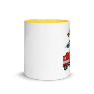 Roll Out! Mug with Color Inside VAWDesigns