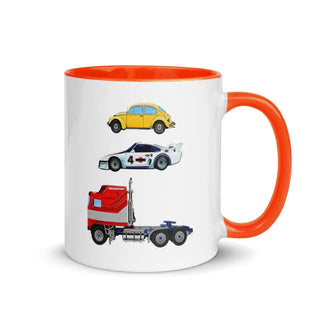 Roll Out! Mug with Color Inside VAWDesigns