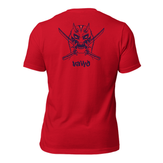 Samurai Demon Unisex t-shirt (BACK) VAWDesigns