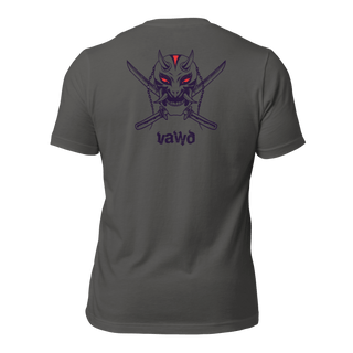Samurai Demon Unisex t-shirt (BACK) VAWDesigns