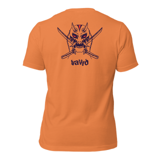 Samurai Demon Unisex t-shirt (BACK) VAWDesigns