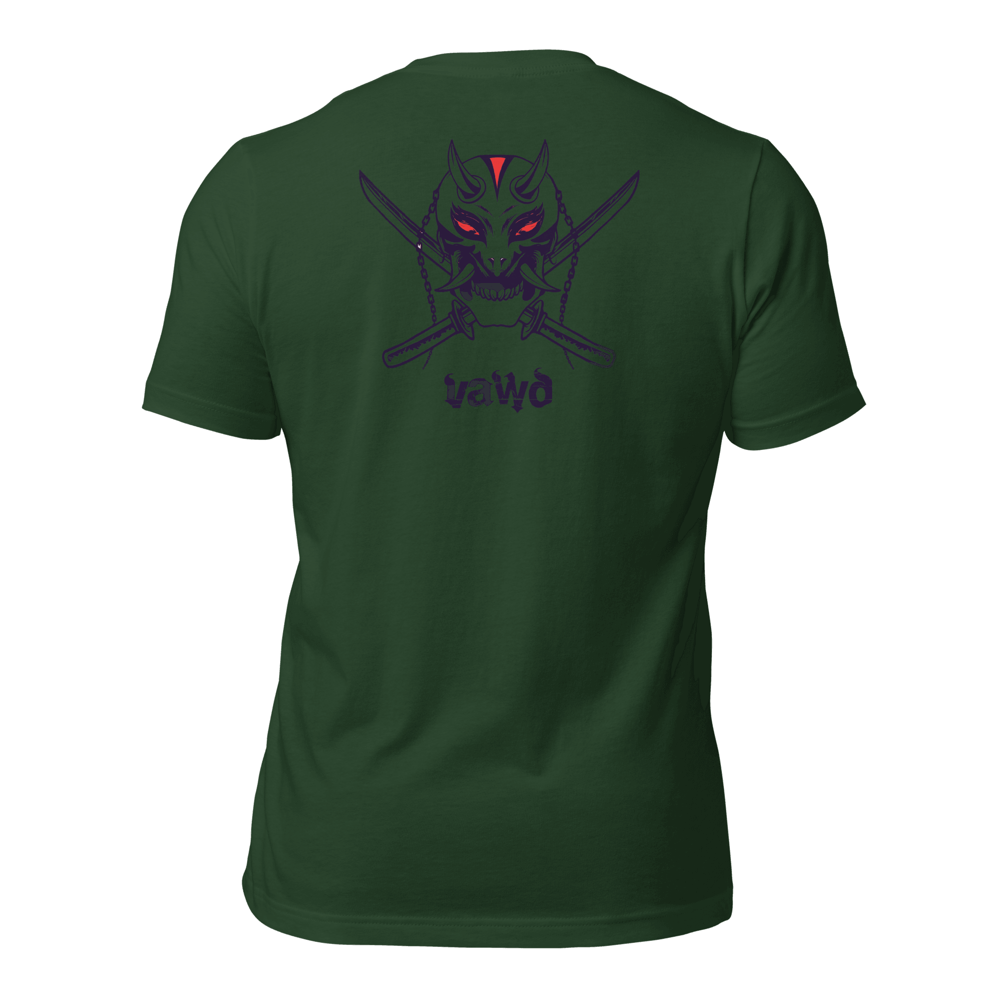 Samurai Demon Unisex t-shirt (BACK)