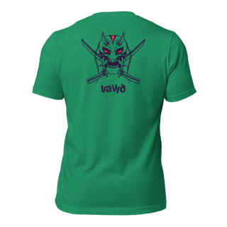 Samurai Demon Unisex t-shirt (BACK) VAWDesigns