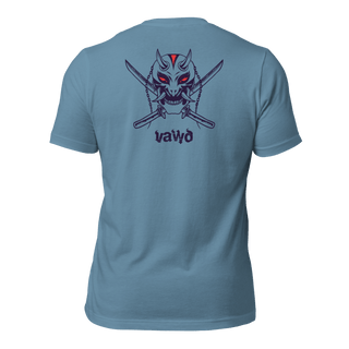 Samurai Demon Unisex t-shirt (BACK) VAWDesigns