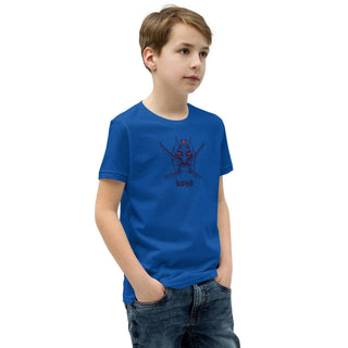 Samurai Demon Youth Short Sleeve T-Shirt VAWDesigns