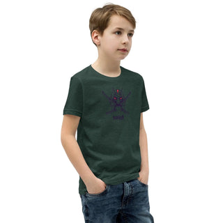 Samurai Demon Youth Short Sleeve T-Shirt VAWDesigns