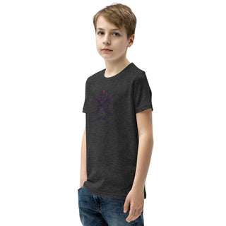 Samurai Demon Youth Short Sleeve T-Shirt VAWDesigns