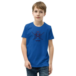 Samurai Demon Youth Short Sleeve T-Shirt VAWDesigns