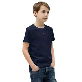 Samurai Demon Youth Short Sleeve T-Shirt VAWDesigns