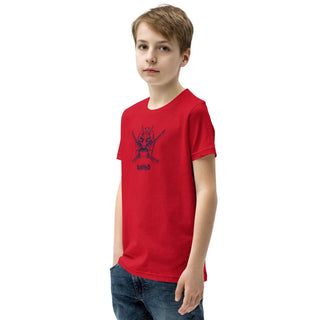 Samurai Demon Youth Short Sleeve T-Shirt VAWDesigns