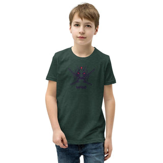 Samurai Demon Youth Short Sleeve T-Shirt VAWDesigns