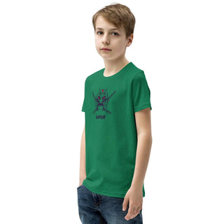 Samurai Demon Youth Short Sleeve T-Shirt VAWDesigns