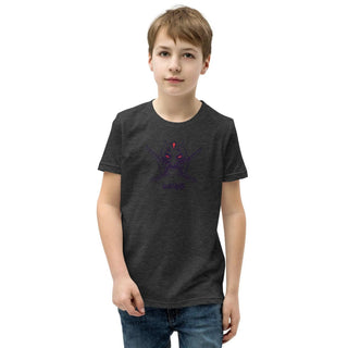 Samurai Demon Youth Short Sleeve T-Shirt VAWDesigns