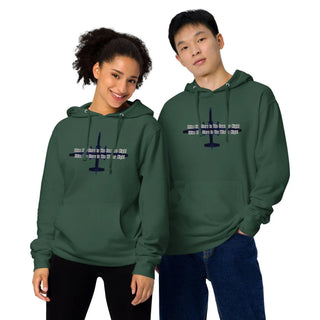 Shine Like Stars Unisex midweight hoodie VAWDesigns