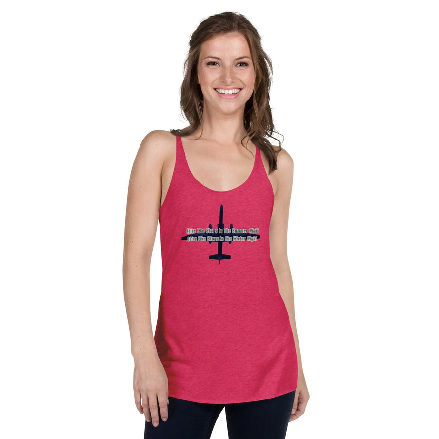 Shine Like Stars Women's Racerback Tank