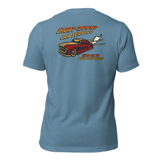 Short-Round Car Service Unisex t-shirt (BACK) VAWDesigns