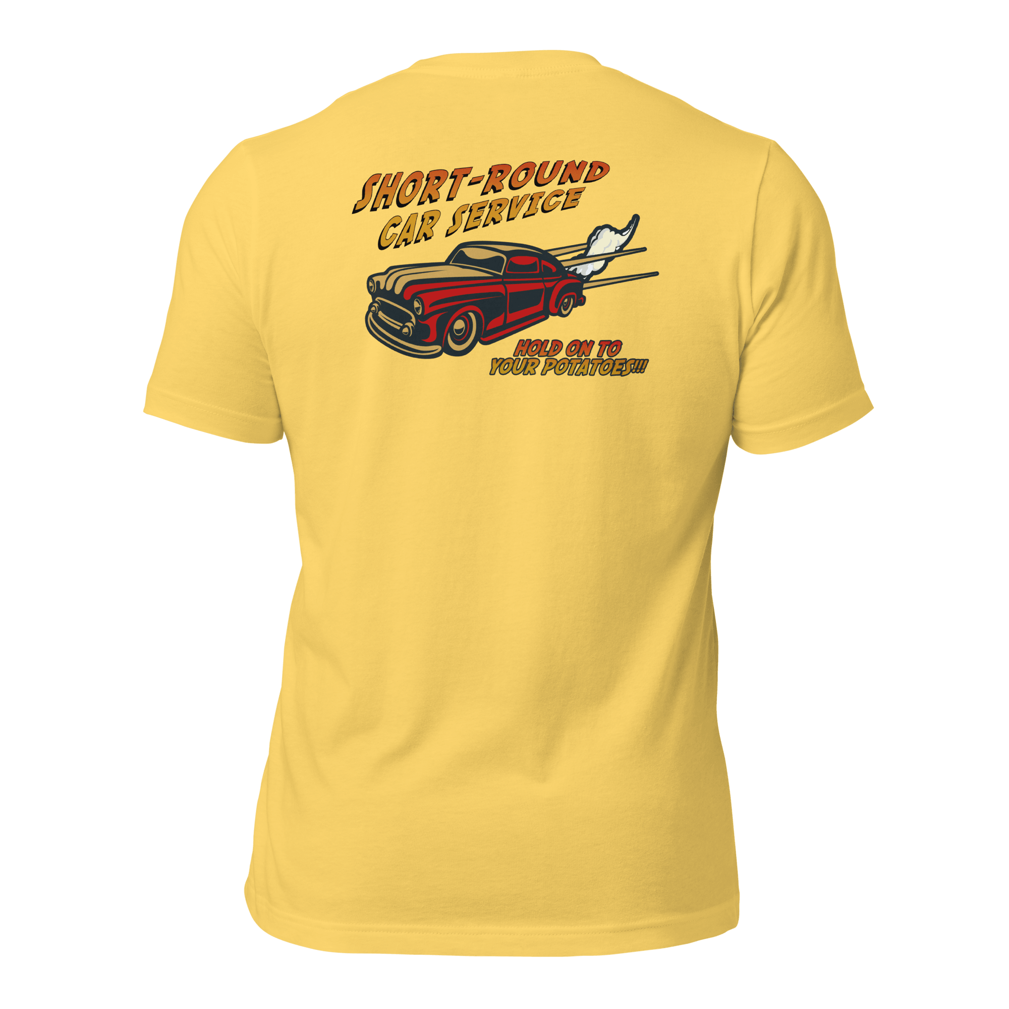 Short-Round Car Service Unisex t-shirt (BACK) VAWDesigns