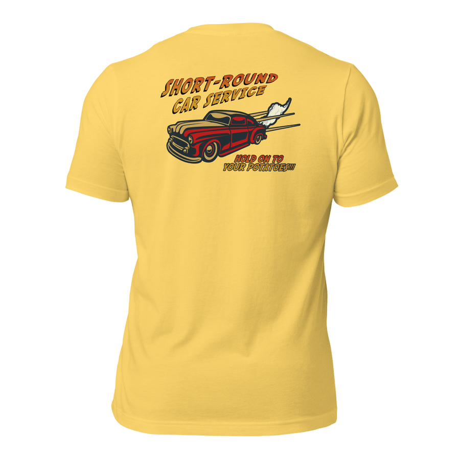 Short-Round Car Service Unisex t-shirt (BACK)