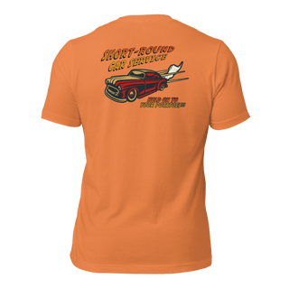 Short-Round Car Service Unisex t-shirt (BACK)