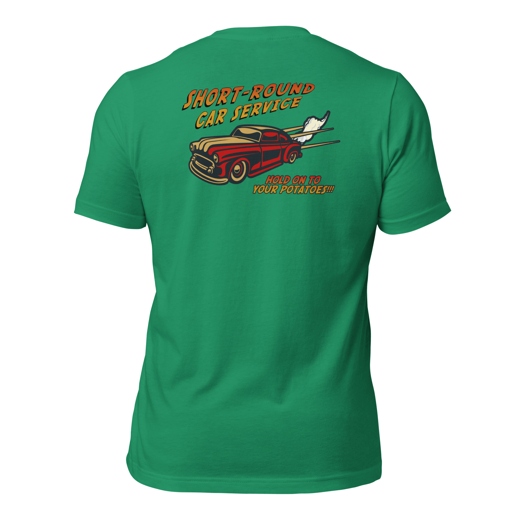 Short-Round Car Service Unisex t-shirt (BACK)