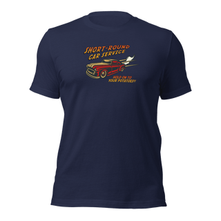 Short-Round Car Service Unisex t-shirt VAWDesigns