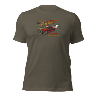 Short-Round Car Service Unisex t-shirt VAWDesigns
