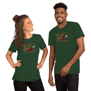 Short-Round Car Service Unisex t-shirt VAWDesigns
