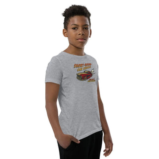 Short-Round Car Service Youth Short Sleeve T-Shirt VAWDesigns