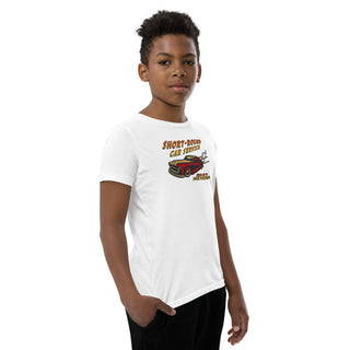 Short-Round Car Service Youth Short Sleeve T-Shirt VAWDesigns