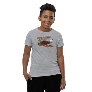 Short-Round Car Service Youth Short Sleeve T-Shirt VAWDesigns