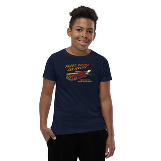Short-Round Car Service Youth Short Sleeve T-Shirt
