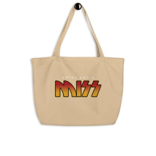 Swing and a Miss Large organic tote bag