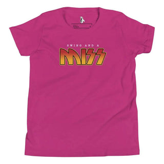 Swing and a Miss Youth Short Sleeve T-Shirt VAWDesigns