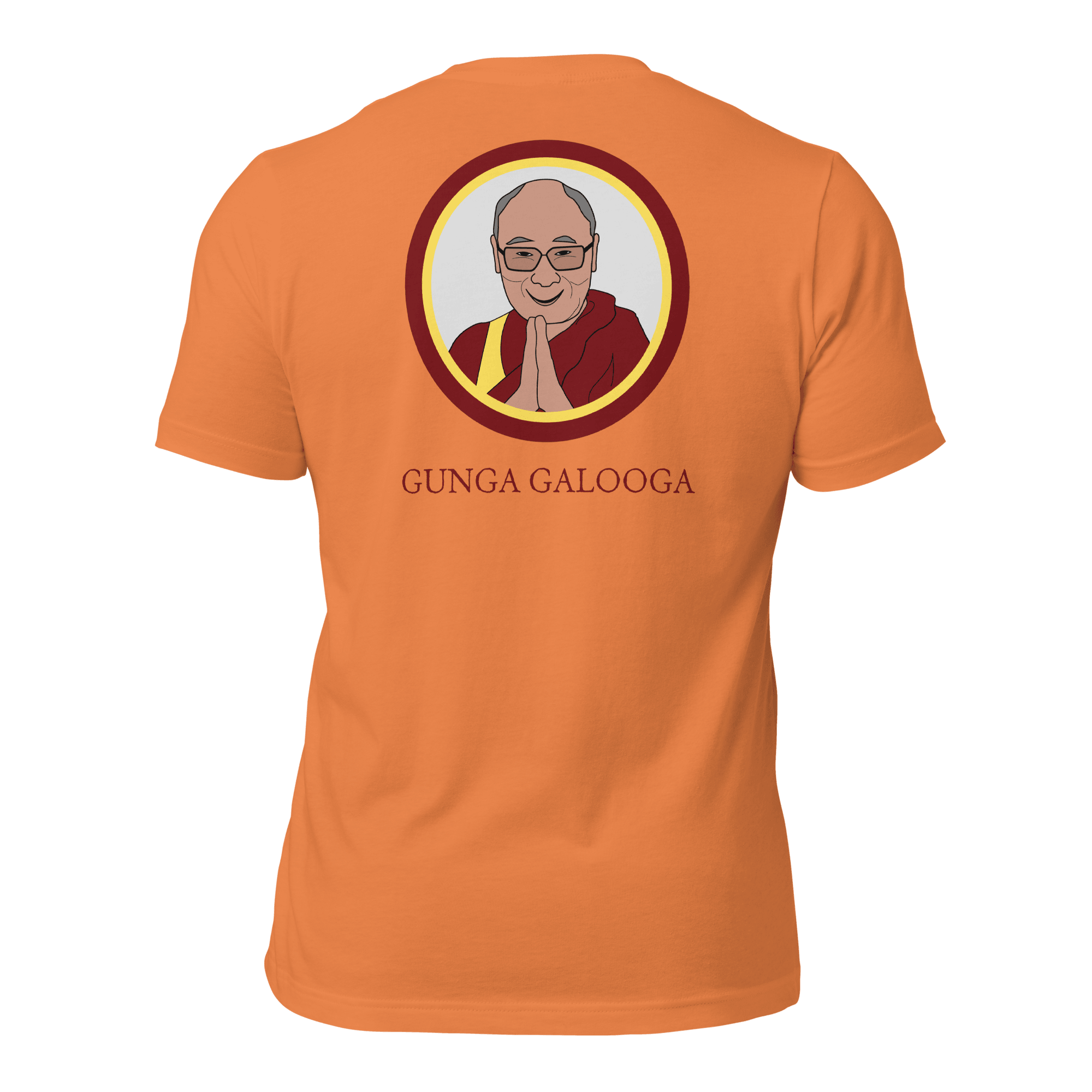 The Dali Lama Himself Unisex t-shirt (BACK)