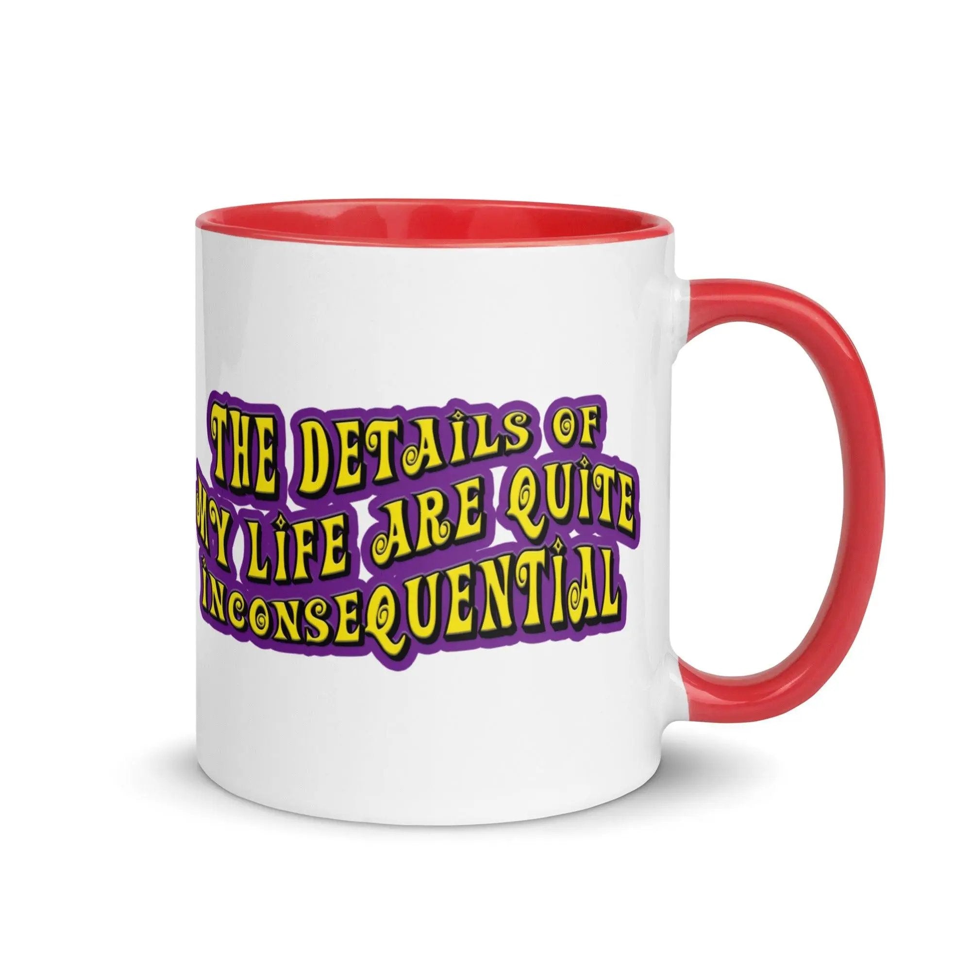 The Details of My Life...Mug with Color Inside