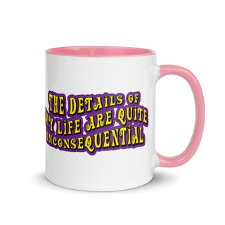 The Details of My Life...Mug with Color Inside 