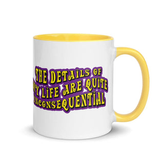 The Details of My Life...Mug with Color Inside 