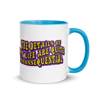 The Details of My Life...Mug with Color Inside 