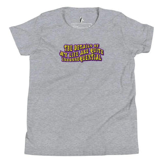 The Details of My Life...Youth Short Sleeve T-Shirt 