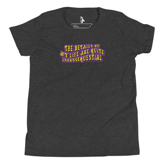 The Details of My Life...Youth Short Sleeve T-Shirt 