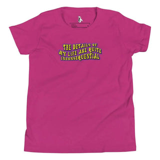 The Details of My Life...Youth Short Sleeve T-Shirt 
